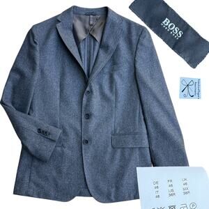 Boss Hugo Boss Wool Blend Blazer Jacket Men's Sz 36R